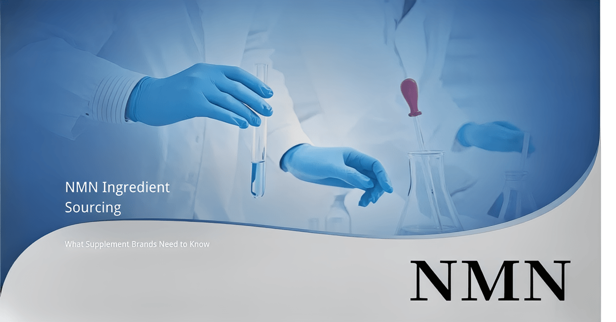 NMN ingredient sourcing supplement powder for longevity products