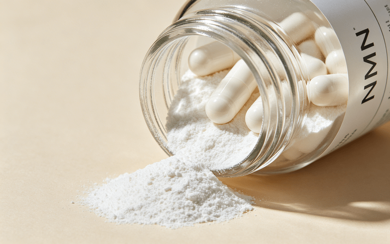 NMN supplement capsule formulation for longevity and healthy aging product development