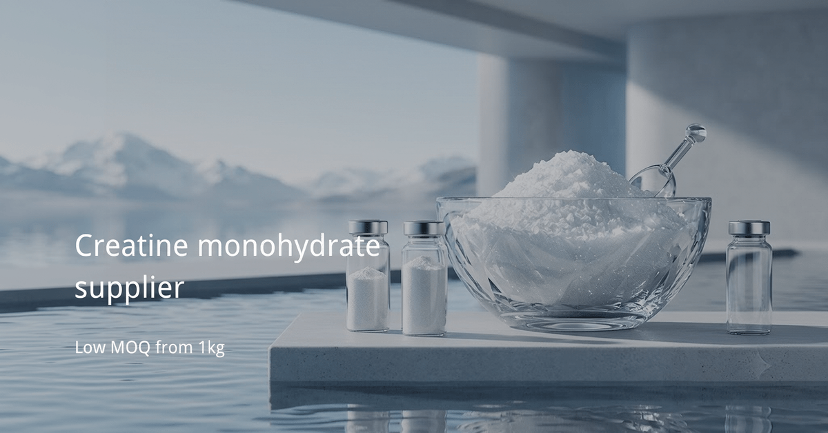 Creatine monohydrate supplier bulk powder ready for shipment