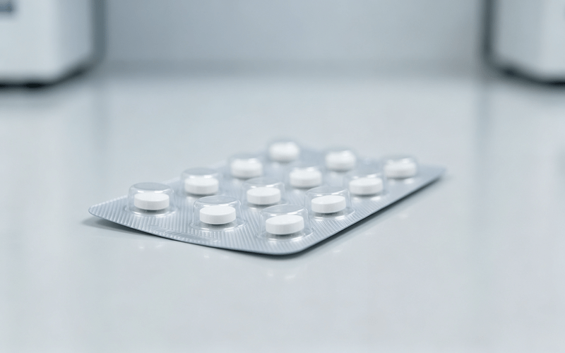 manufacturing low water activity tablets via direct compression