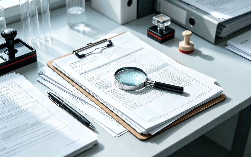 due diligence checklist for sourcing excipients from China