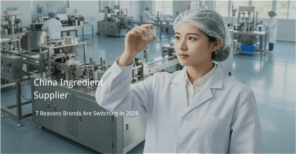 China ingredient supplier sourcing guide 2026