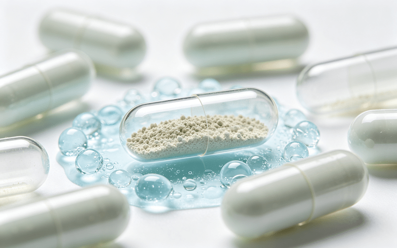 Enteric-coated vegetarian capsule shells for acid-sensitive ingredients