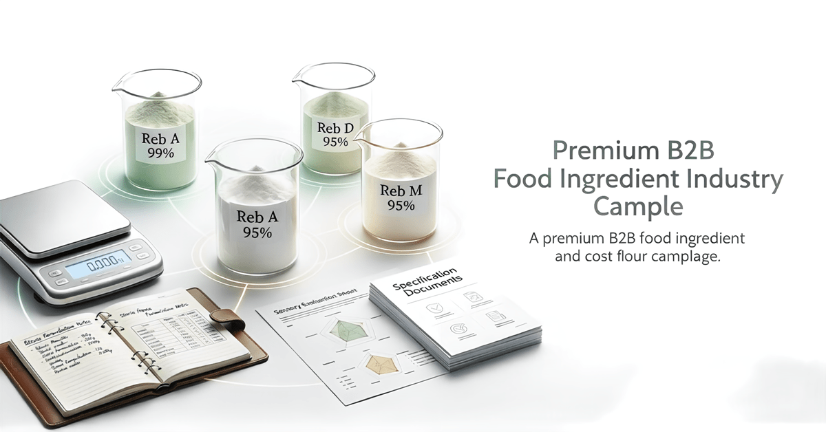Choosing the right stevia grade for food formulation and procurement