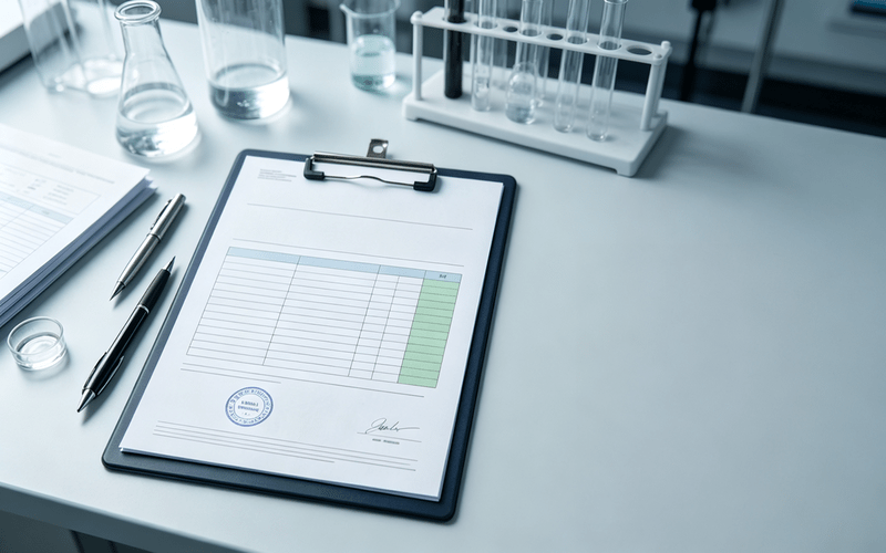 certificate of analysis for USP EP ChP excipients
