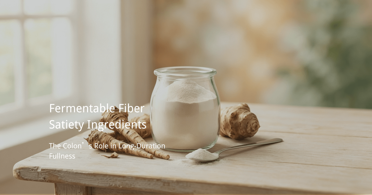 fermentable fiber satiety ingredients inulin chicory root