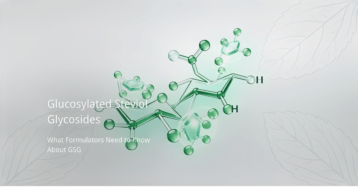 glucosylated steviol glycosides enzyme modification process - Placement: Top of article, featured image
