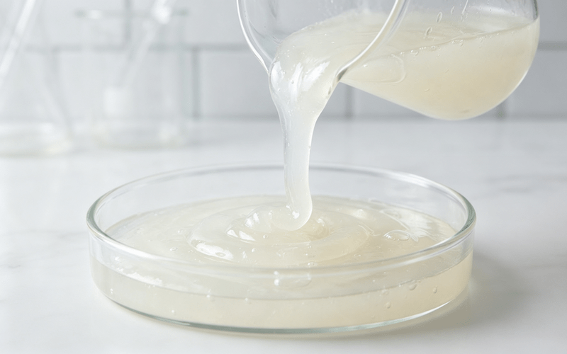 viscosity demonstration of fiber satiety ingredients