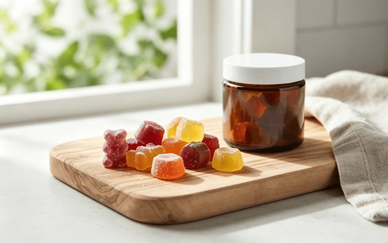 gummy formulation using low Aw sugar alcohols like isomalt