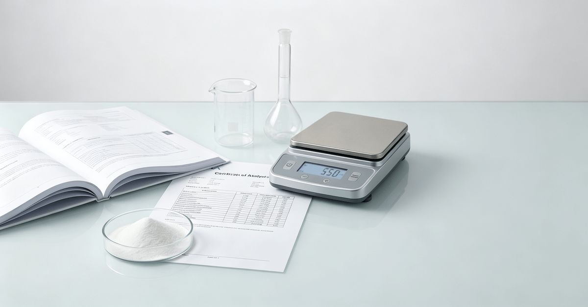 Sourcing stevia ingredients with specification and compliance verification