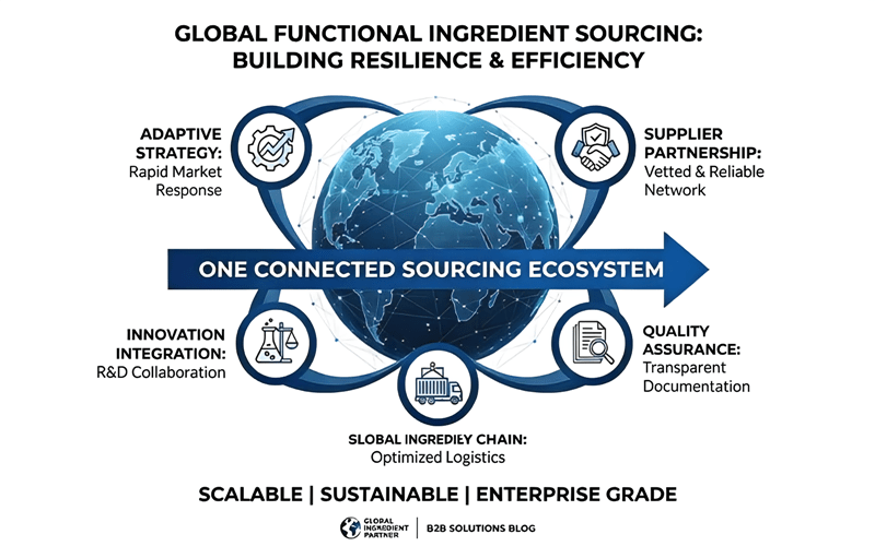 Functional Ingredient Sourcing comparison for OEM supply chain management