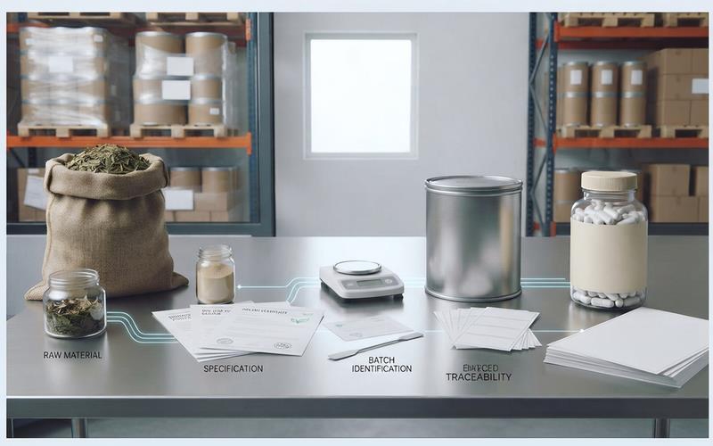 ingredient transparency and batch traceability from supplier to label
