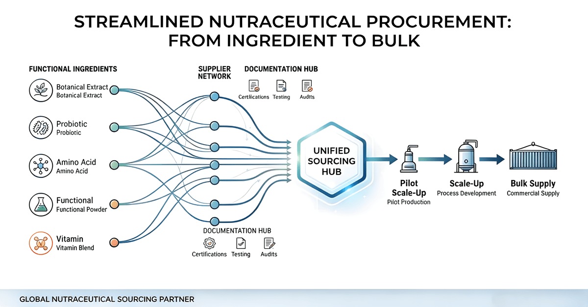 Multi-Ingredient Sourcing strategies for dietary supplement manufacturers