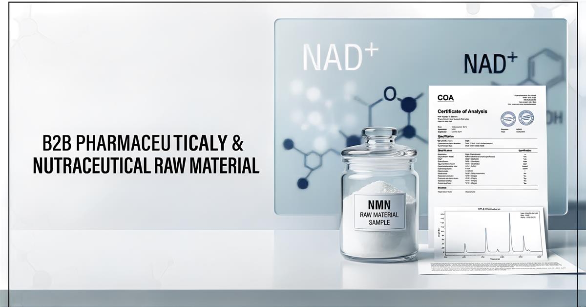 NMN ingredient sourcing with COA specification and HPLC quality testing documents