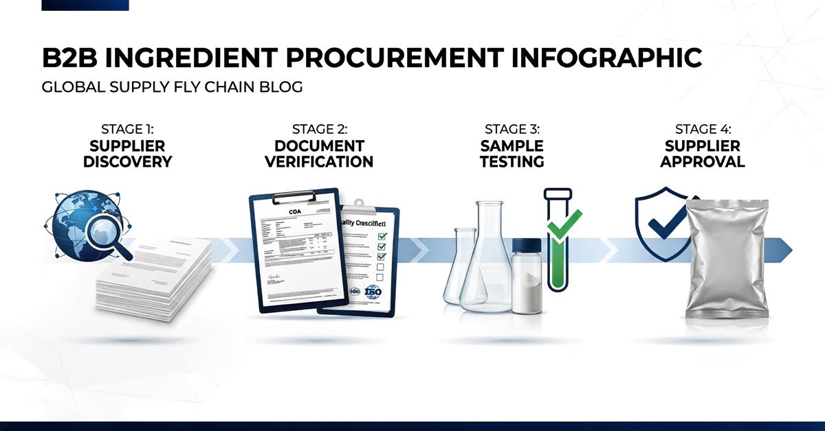 Supplier qualification process for ingredient sourcing