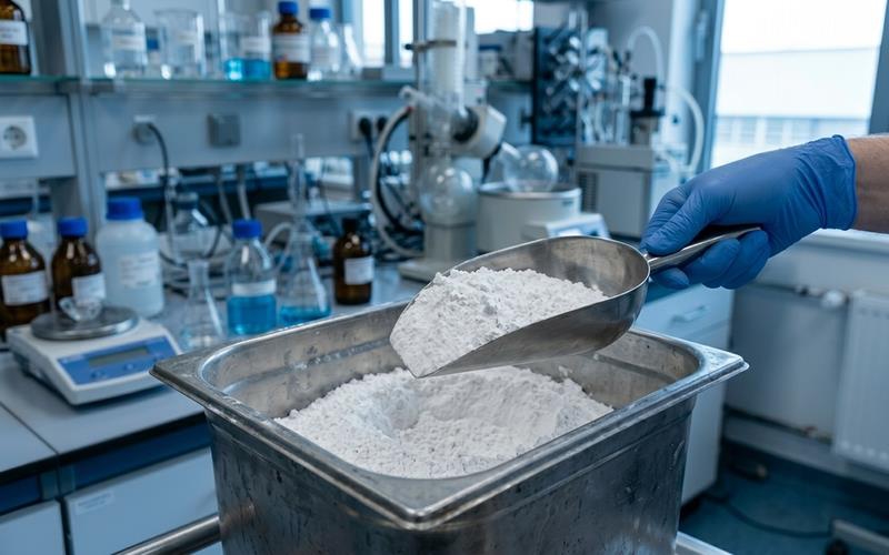 Low water activity excipients for probiotics and powder flow evaluation