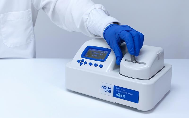 Low water activity probiotic ingredients undergoing Aw quality testing